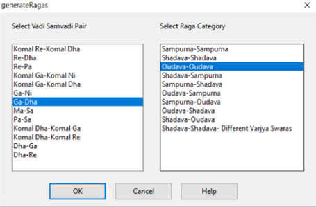 Figure 7a:Raga Generation Prompt